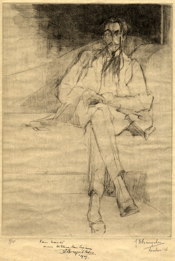 J.D.B. 080 PETER BONNEL // DE FACE 1916
Uitzonderlijke staat.
Letterhuis Antwerpen
Met opdracht aan Peter Bonnel aan den vriend Fréderic Van Ermengem alias Franz Hellens
H 275  B 200
L.R.64

