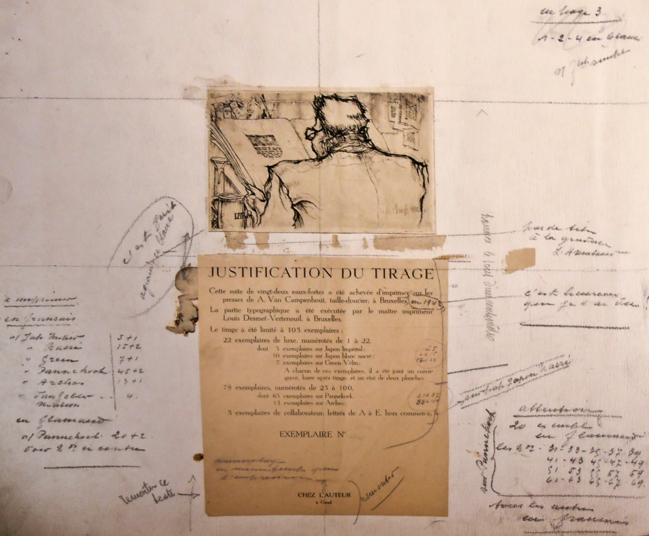 J.D.B. 350 A  L'AMATEUR 1941
Project voor het album Gens de chez nous 1941

Alle notities die Jules De Bruycker gebruikte voor het album Gens de chez nous als instructies voor het drukken door Van Campenhout.
L.R.N.M.
