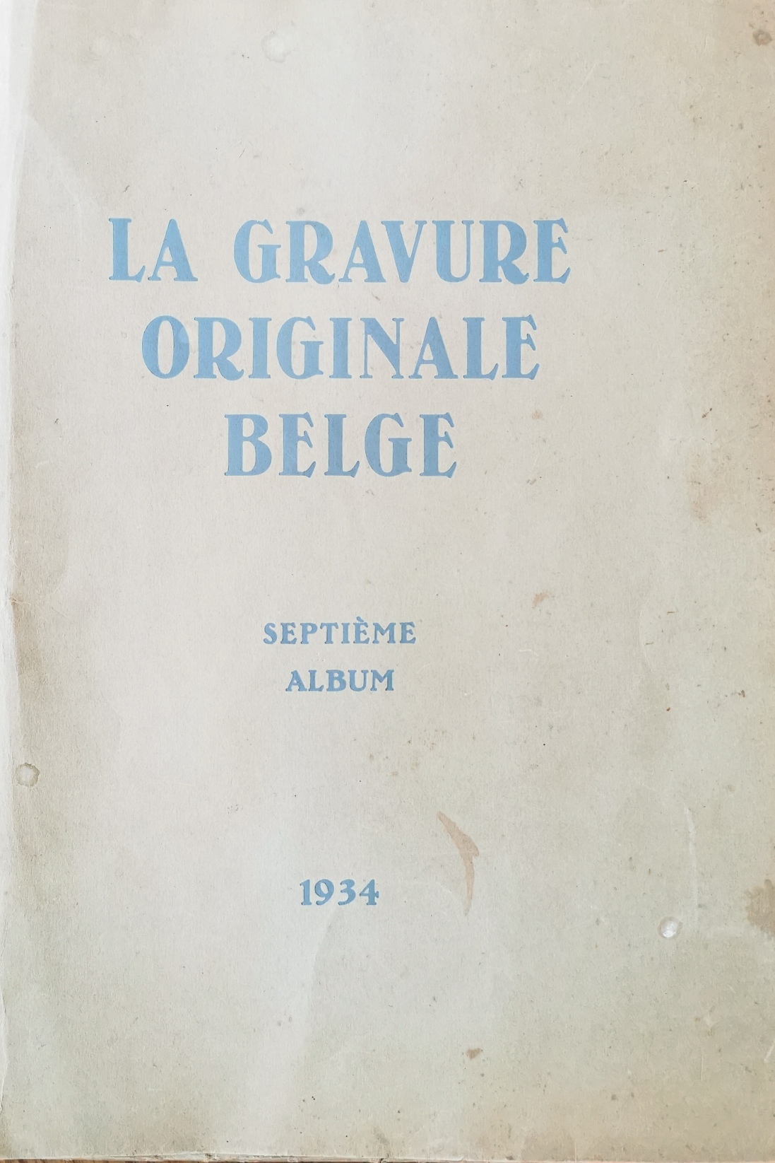 D.026A LA GRAVURE ORIGINAL BELGE 1934
In dit boek bevindt zich de ets Le fumeur. J.D.B.329.
