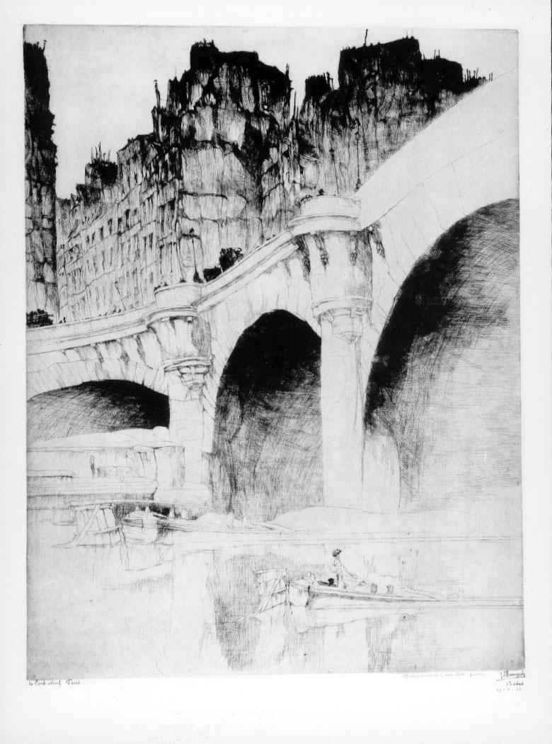 J.D.B. 156 PONT NEUF  1ste staat 3 proeven M.
H 502-B 383
L.R.112
