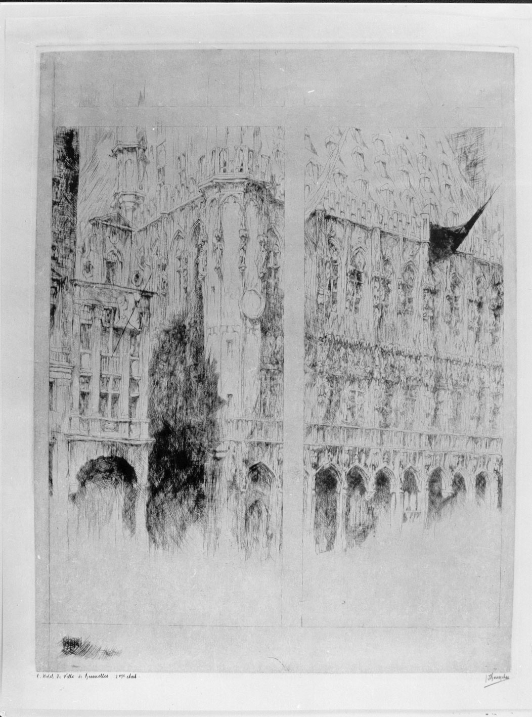 J.D.B. 177A  HOTEL DE VILLE BRUXELLES 1925
H 485-B 370
L.R.121
