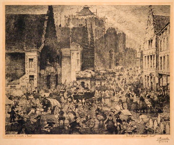 J.D.B. 013A JOUR DE MARCHE GAND 1906
H 335-B 425
L.R.9
