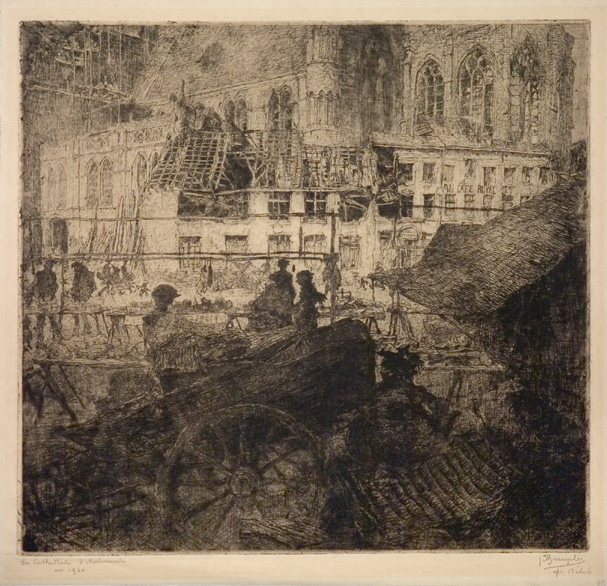 J.D.B. 117  AUTOUR DE LA CATHEDRALE D'AUDENAERDE 1920
H 398-B 425
L.R.82
