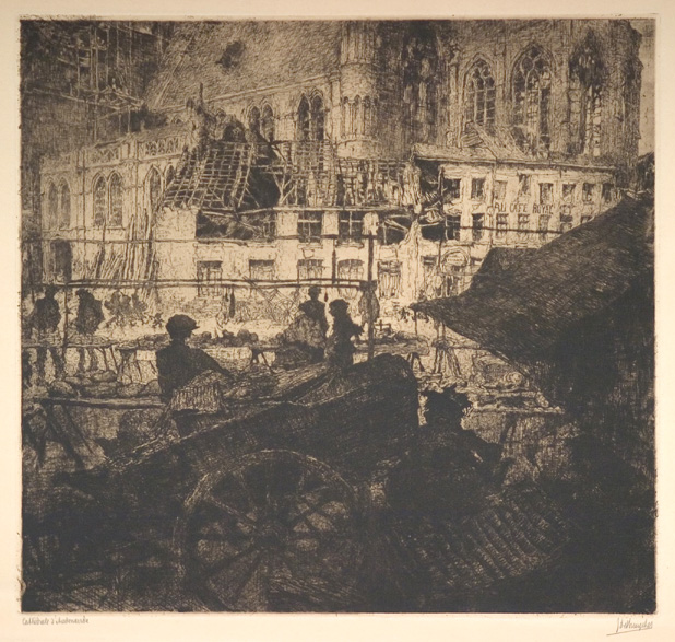 J.D.B. 117B  AUTOUR DE LA CATHEDRALE D'AUDENAERDE 1920
H 398-B 425
L.R.82
