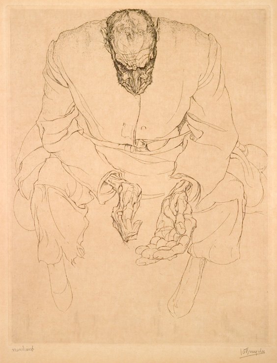J.D.B. 131  MENDIANT AUX JAMBES DE BOIS (JACOBUS ALIJN) 1921
H 358-B 278
L.R.94
