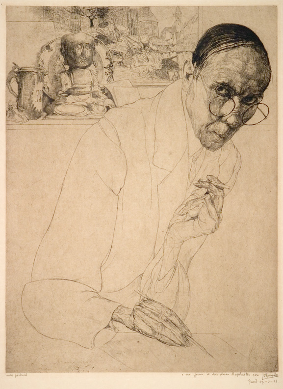 J.D.B. 188A  MON PORTRAIT// 'T GROOT ZELFPORTRET
H 400 - B 297
L.R. 126
