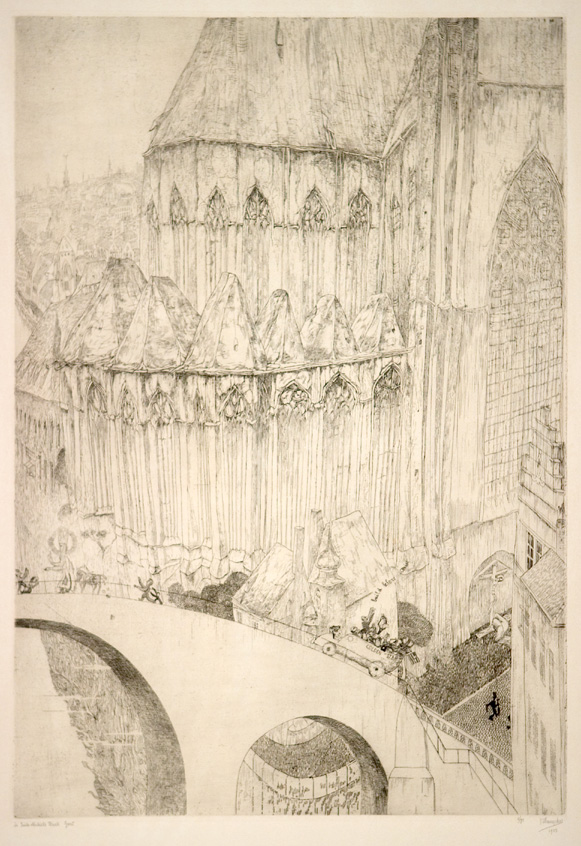 J.D.B. 233 A  EGLISE ET PONT ST. MICHEL 1928
H 513-B 353
L.R.150
