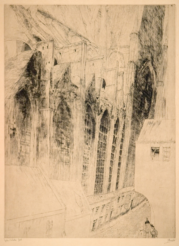 J.D.B. 244 A RUE DU CHAPEAU ROUGE GAND // L'EGLISE ST.NICOLAS 1928
H 510-B 376
L.R.152
