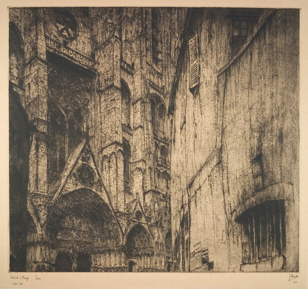 J.D.B. 260  CATHEDRALE DE BOURGES 1929
H 506-B 556
L.R.N.M.
