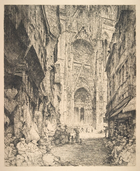 J.D.B. 262  CATHEDRALE DE ROUEN 1929
Uitzonderlijke staat.
C.E. (tegendruk)
H 606-B 495
L.R.N.M.
