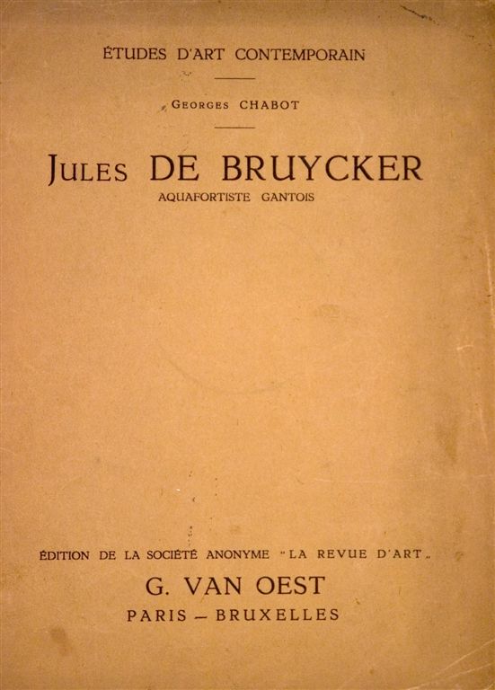 D.032 BOEK OVER JULES DE BRUYCKER
