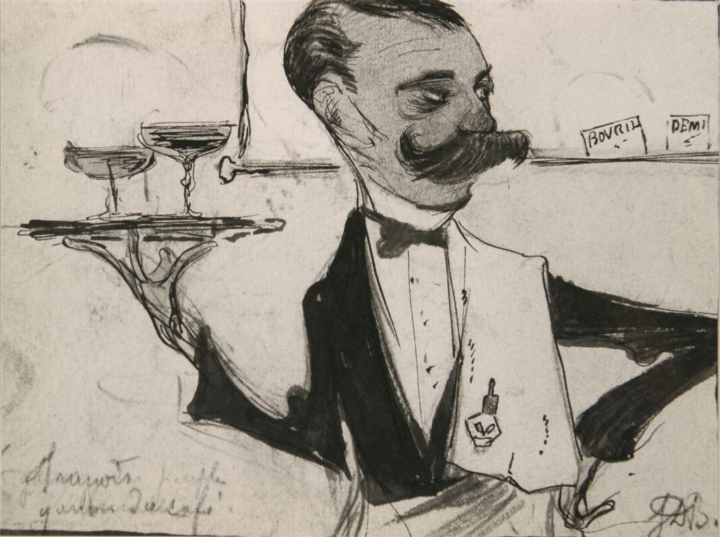 A.199 GASTON, LE GARCON DU CAFE.
