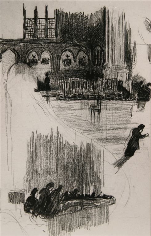 C0174 STUDIE VOOR LE DEVOT, BIDDENDE VROUWEN.
