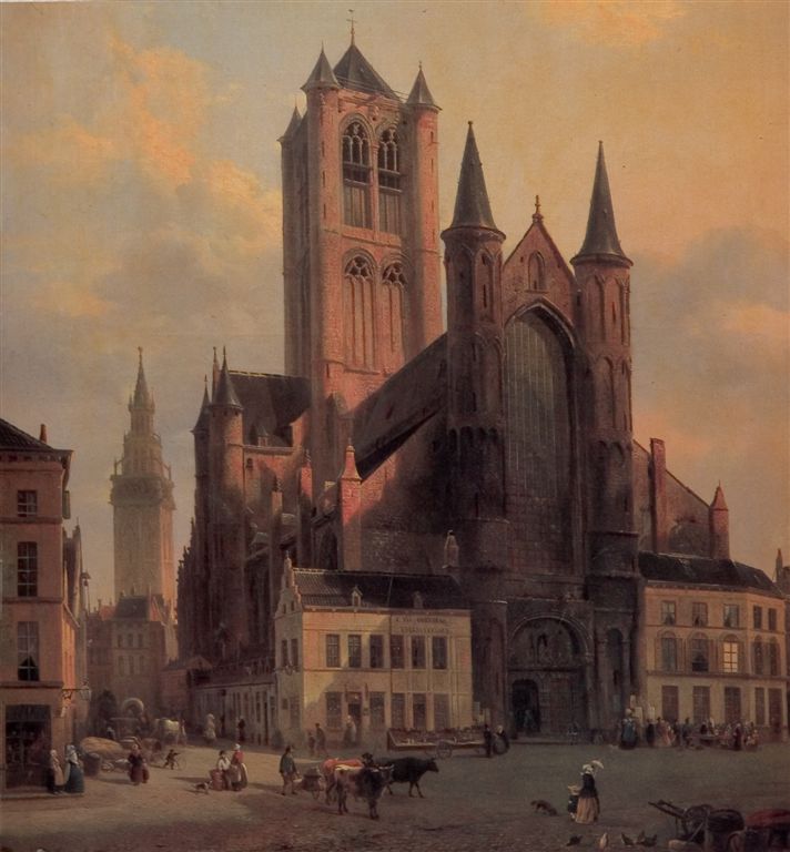 016 SINT NIKLAASKERK TE GENT
Zo zag de Sint Niklaaskerk er uit rond de jaren 1900
