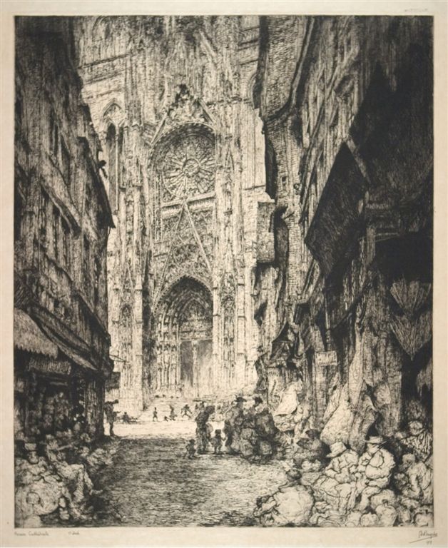 D.102 KATHEDRAAL VAN ROUEN DOOR JULES DE BRUYCKER
