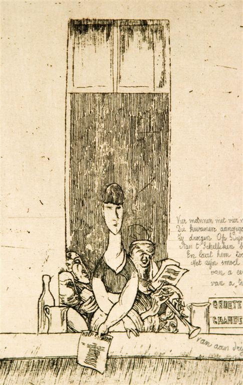 J.D.B. 264 B UITVERGROTING MODIGLIANI PERSONAGES
