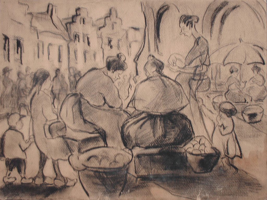 T.M.116  OP DE MARKT STUDIE     
