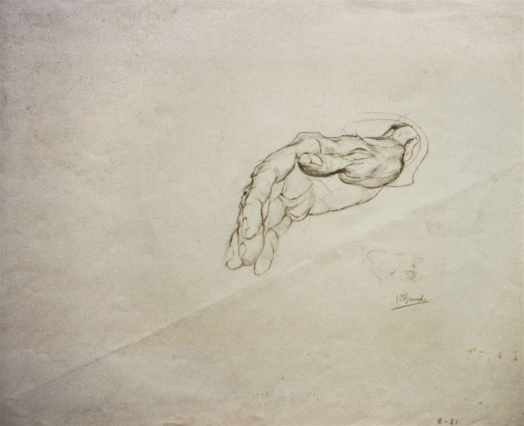 A0251  STUDIE VAN EEN HAND
